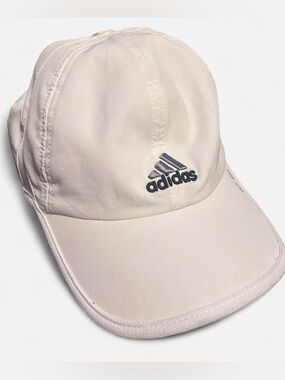 Adidas Hat Adjustable White Climacool Adizero Logo Performance